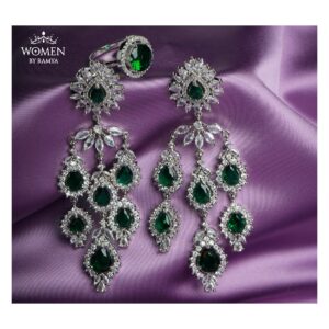 Cocktail attire earring and Ring