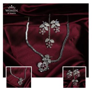 Ruby Floral Necklace