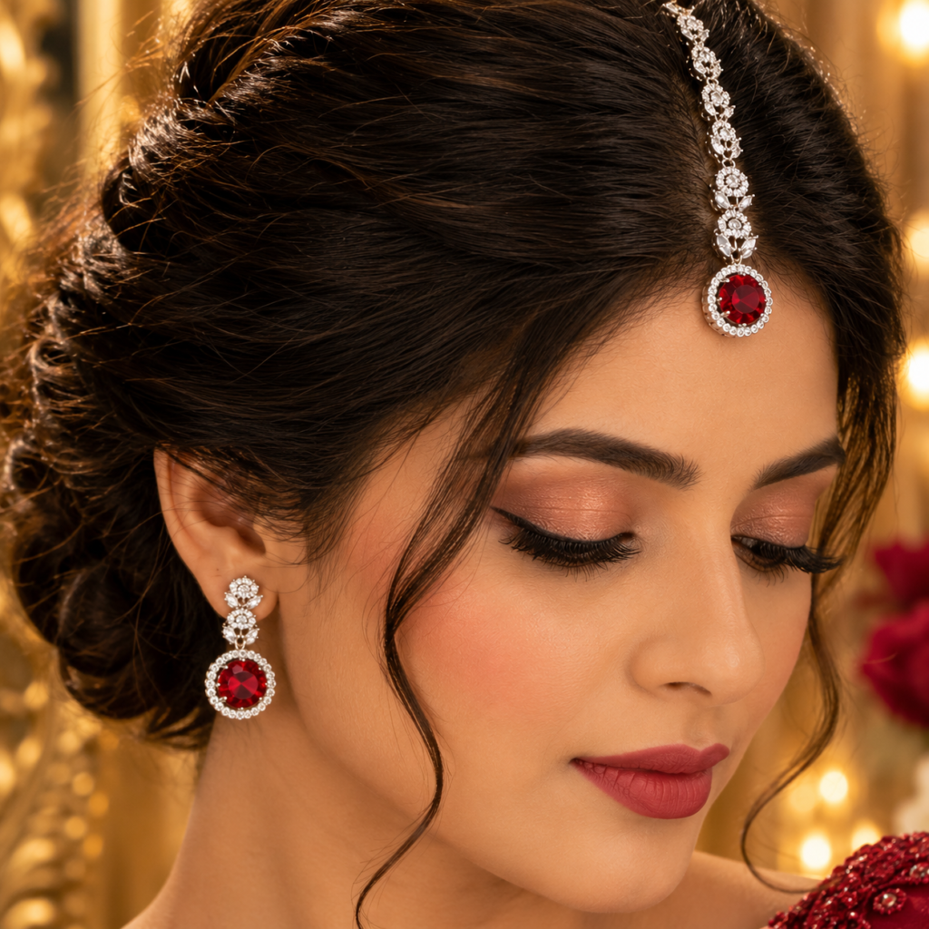 Bold Ruby Necklace