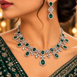 Deep Rich Green hue Necklace