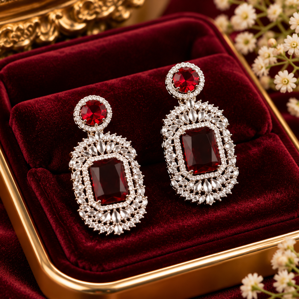 Bold Ruby Necklace